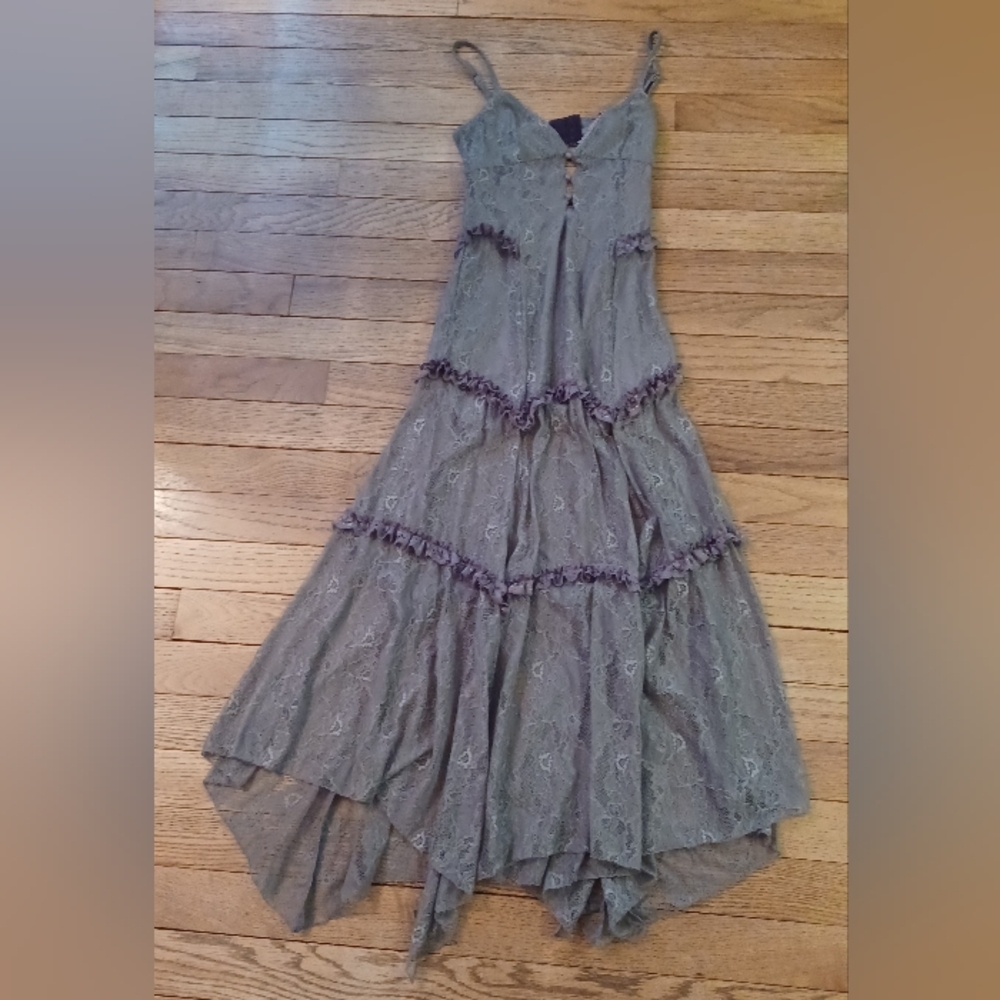 Current Mood Dolls Kill Gray Lace Dress Nwt Small